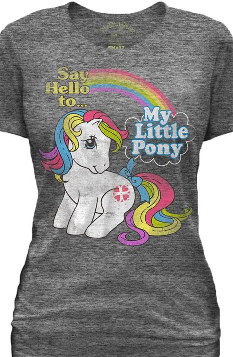 Say Hello To My Little Pony T Shirt 80s My Little Pony Shirts My