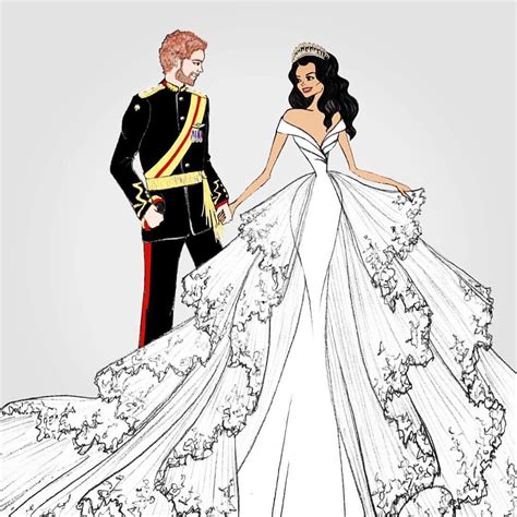 Wedding Dress Sketches Designer Wedding Dresses Rainha Isabel Ii