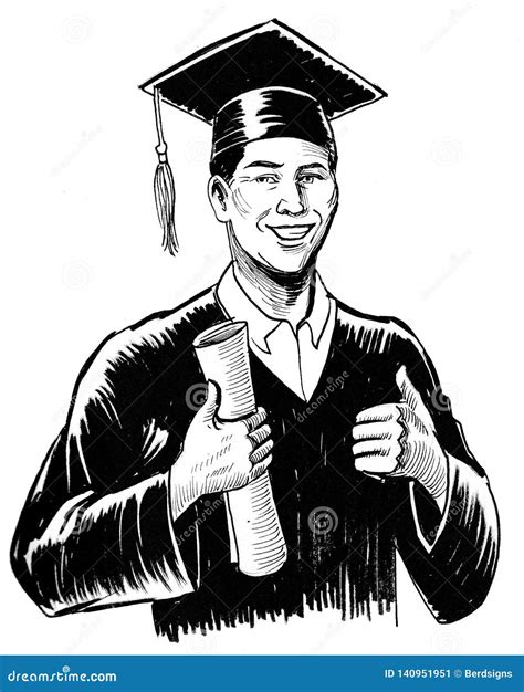 Happy Graduate Stock Illustration Illustration Of College 140951951