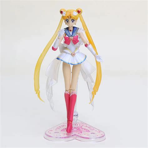 14cm Shfiguarts Anime Sailor Moon Figure Toys Sailor Moon Tsukino Usagi