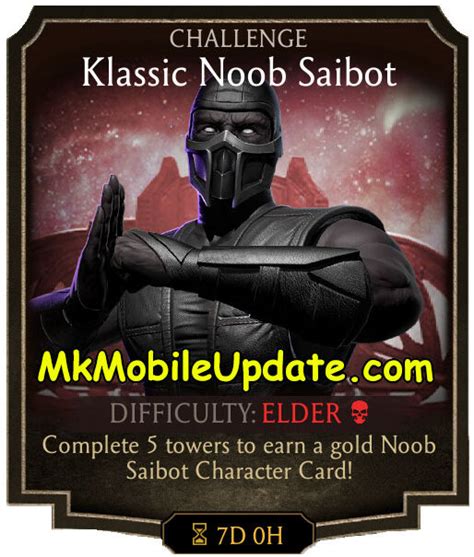 Mk Mobile Klassic Noob Saibot Challenge