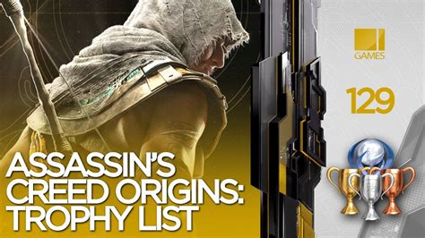 Assassin S Creed Origins Trophy Achievement List Breakdown And
