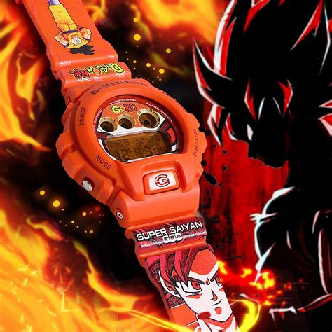 Dragon ball z kai (known in japan as dragon ball kai) is a revised version of the anime series dragon ball z, produced in commemoration of its 20th and 25th anniversaries. Goku Dragon Ball Custom Designed G-Shock DW-6900 Digital Watch | Goku Watch | DBZ Dragon Ball ...