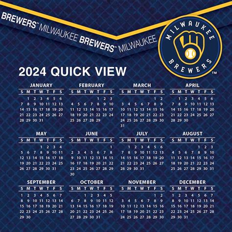 Brewers Schedule 2024 Printable Kira Serena
