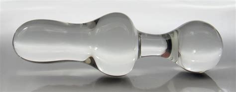 xl extra large glass kegel exercise hourglass butt plug sex etsy