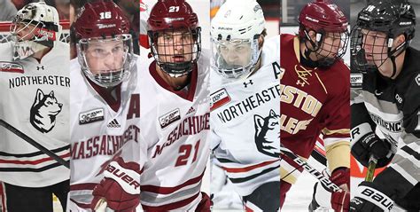 Six Hockey East Players Named Ahcaccm Hockey Division I All Americans