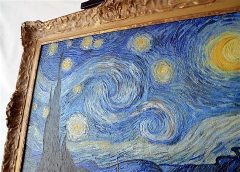 The Turbulence And Technique Of Starry Night Translates To 3d Print