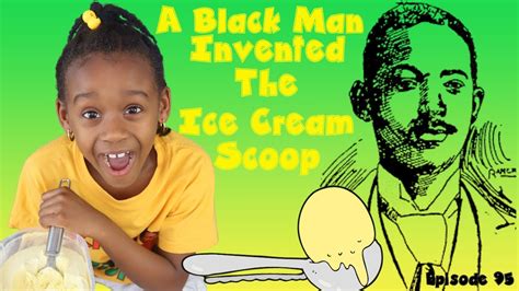 The Invention Of The Ice Cream Scoop Alfred L Cralle Kids Black