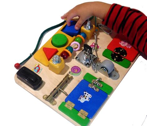 Travel Busy Board Mini Sensory Board Montessori Baby Sensory Etsy