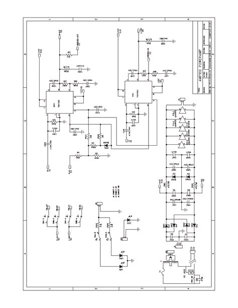 Power Amp Schematic Diagrams Circuit Diagram