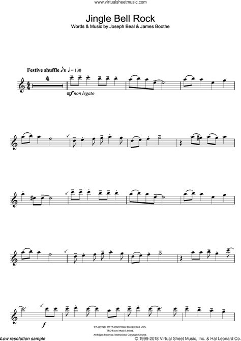 Jingle Bell Rock Sheet Music For Flute Solo Pdf