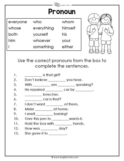 Our second grade grammar worksheets cover all of this material, and a whole lot more. Pronouns Worksheet 3 | Grammar worksheets, Pronoun ...