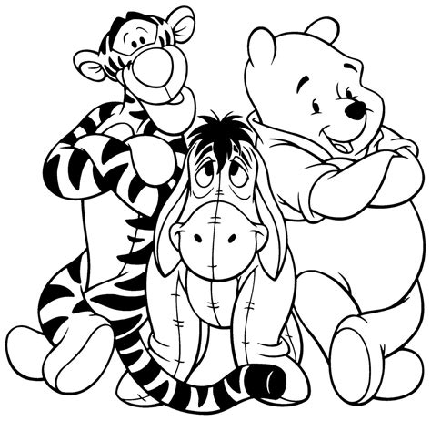 Temukan sketsa gambar untuk diwarnai anak tk dan sd; Gambar Sketsa Kartun Winnie The Pooh | Sobsketsa