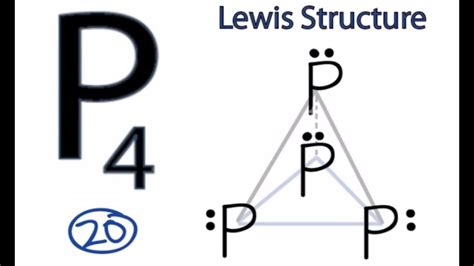 P4 Lewis Structure How To Draw The Lewis Structure For P4 Youtube