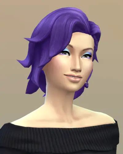 Vicarious Living Bombshell Hairstyle Retextured Sims 4 Hairs