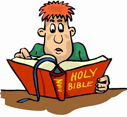 Bible Reading Clipart Studying Study Person Word
