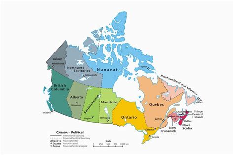Map Of Canada Eastern Provinces