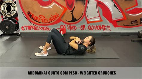 ABDOMINAL CURTO PESO WEIGHTED CRUNCHES YouTube