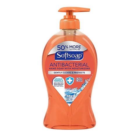 Softsoap Liquid Hand Soap Antibacterial Crisp Clean 1125 Oz