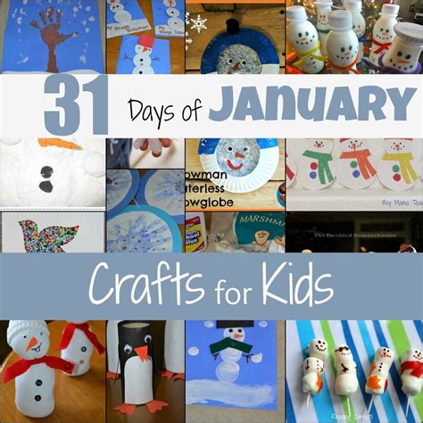 Mamas Like Me 31 Days Of January Crafts For Kids Winter Crafts For
