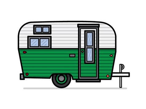 Free vector vintage design template. Retro Camper Cliparts | Free download on ClipArtMag