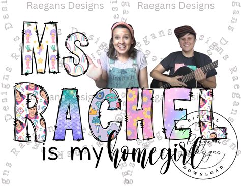 Ms Rachel PNG, Ms Rachel and Jules PNG, Digital Download, Ms Rachel is