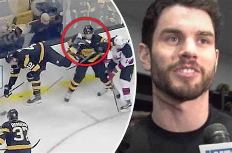 Ice Hockey Star Plays On Despite Having Throat Sliced Open By Skate