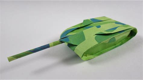 How To Make A Paper Tank Origami Tank Youtube