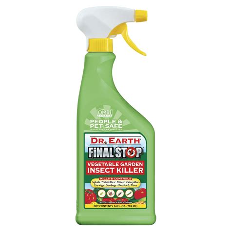 Dr Earth Organic And Natural Final Stop Vegetable Garden Insect Killer