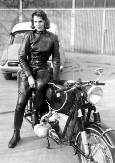 The Girls On Their Motorcycles Vintage Photos Of Kickass Women And