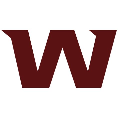 Washington Football Team Red W Logo Transparent Png Stickpng