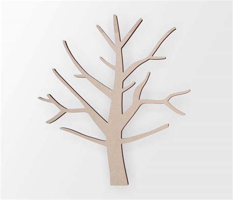 Wooden Tree Shape Cutout Home Decor Unfinished And Etsy Canada