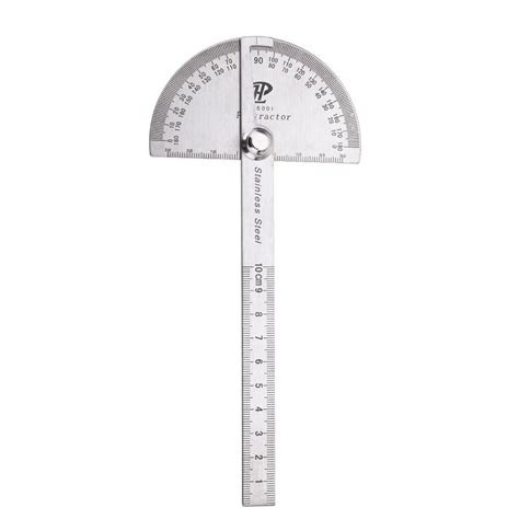 Stainless Steel 180 Degree Protractor Angle Ruler Round Head Digital