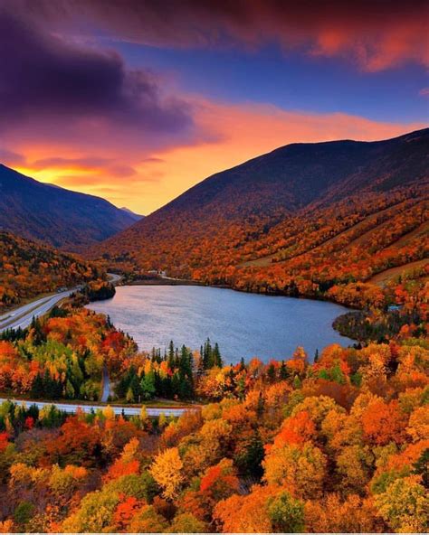Amazing Fall Colors In New Hampshire 🍁🍁🍁 Picture By Gregdubois