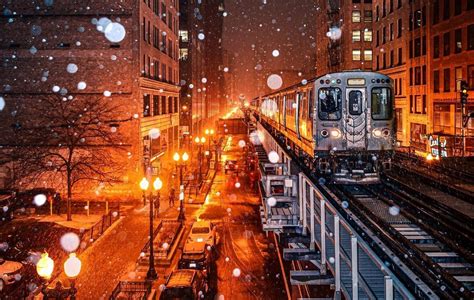 10 Photos Of The Chicago Area During Its First Snow Of The Season