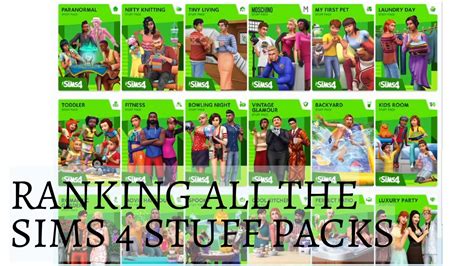 Ranking All The Sims 4 Stuff Packs From Worst To Best What Stuff