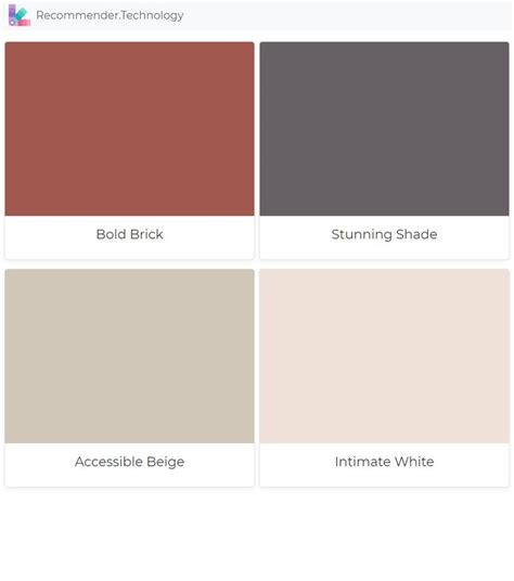 Bold Brick Stunning Shade Accessible Beige Intimate