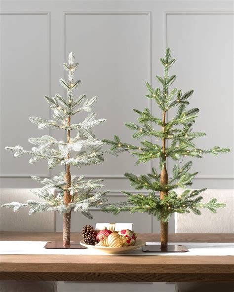 Beautiful snowy fir trees in frozen mountains landscape. Alpine Balsam Fir Tabletop Tree | Balsam Hill | Tabletop ...