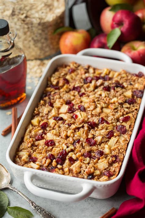Apple Cinnamon Baked Oatmeal Cooking Classy