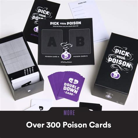 Pick Your Poison Card Game The “what Would You Rather Do” Game For