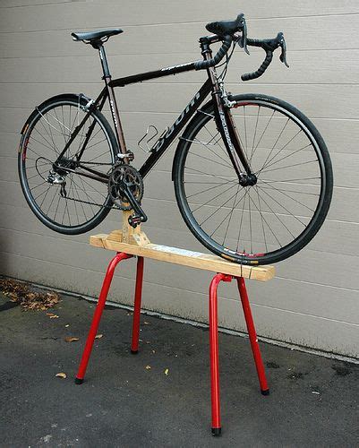 homemade bike workstand with bike jtarchitect flickr bike maintenance stand bike stand