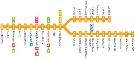 Find the details and route map here. Ampang Line LRT - klia2.info