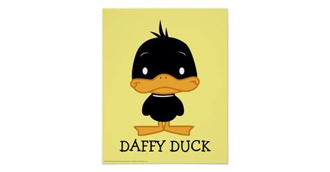 Chibi Daffy Duck Poster Zazzle