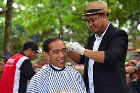 Lagi baik jika ia dilakukan pada hari ke 7. Mengenal Herman Tukang Cukur Rambut Presiden Joko Widodo ...