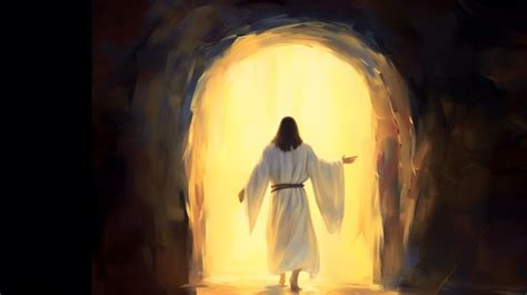 Premium Ai Image Resurrection Of Jesus Christ From Empty Tomb