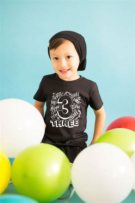 Boys Third Birthday Shirt 3rd Birthday Third Birthday Outfit Etsy