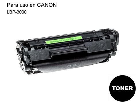 La impresora láser lbp 3000 de canon es un dispositivo que proporciona una tecnología de impresión rápida y también profesional para proporcionar documentos de alta calidad con un rendimiento superior directamente. Cartuchos de TONER COMPATIBLE para Canon LBP-3000 Negro ...