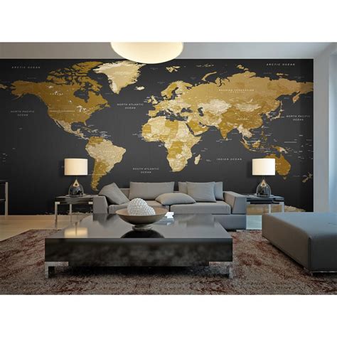 Fotomural World Map Modern Geography Ii Mural Mapa Mundial