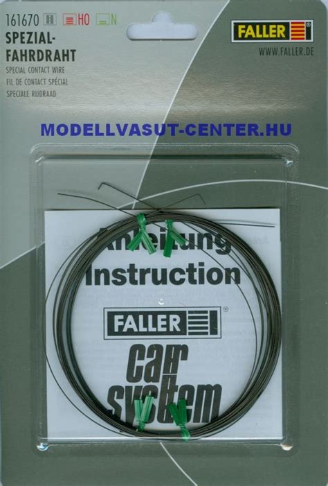 Faller 161670 Car System útvezető Vezeték 10 M Modellvasút Center