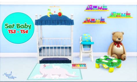 Miguel Creations Ts4 Set Baby Ts3 Ts4 The Sims 4 Bebes The Sims